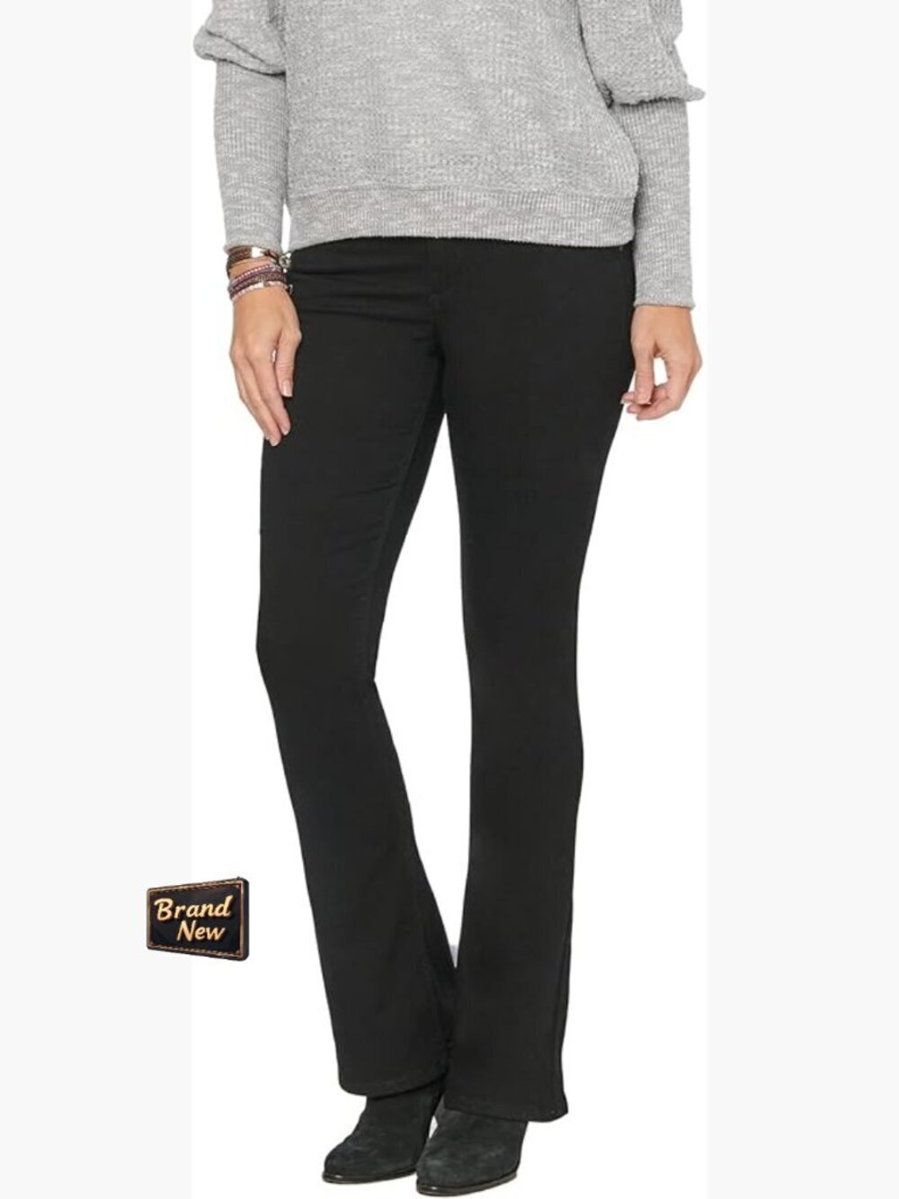 Plus Size Ab Solution Itty Bitty Boot Jeans Women's
